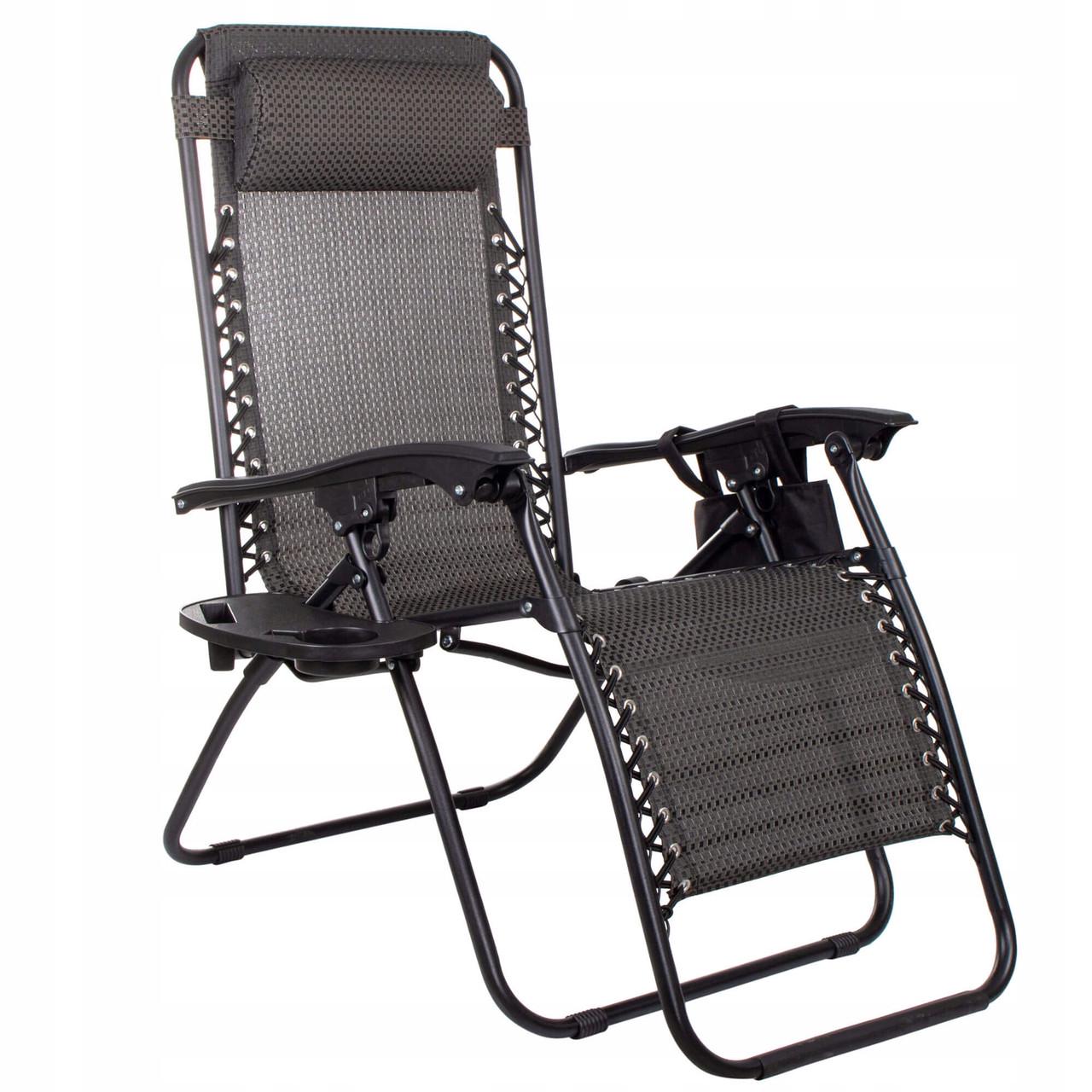 Шезлонг для пляжа/террасы и сада Springos Zero Gravity (GC0001)