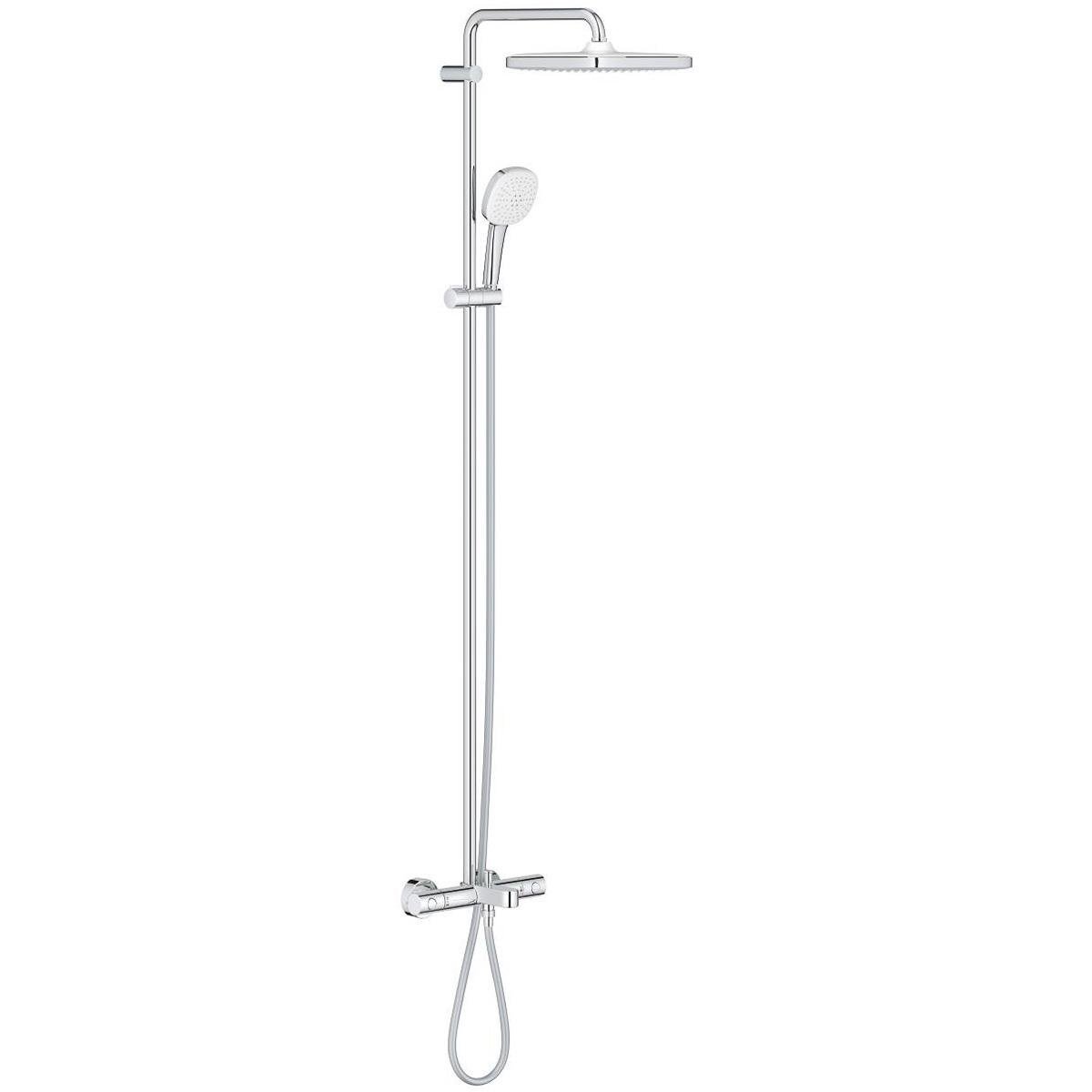 Душевая система с термостатом Grohe Tempesta System 26691001 Хром (217506) - фото 3