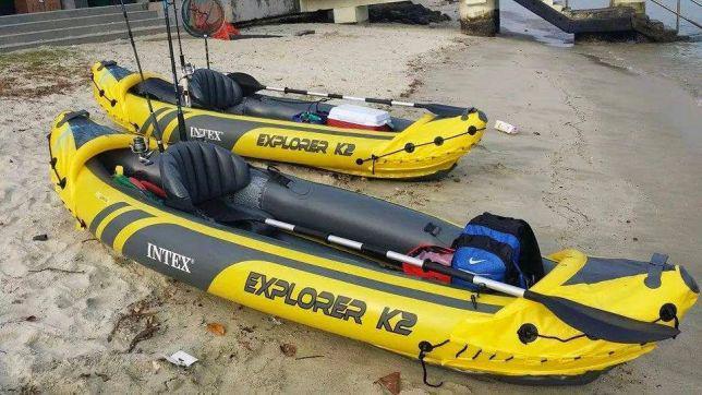 Надувная байдарка Intex 68307 Explorer K2 Kayak 312х91х51 см (51578) - фото 7