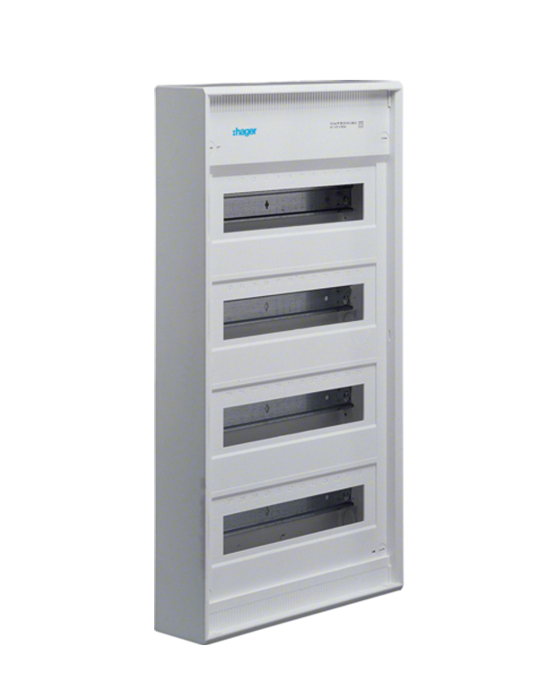 Щит розподільчий Hager VA48CN Volta 48/4x12+8 пластик для накладного монтажу ip30 63A Білий (26919176) Щит розподільчий Hager VA48CN Volta 48/4x12+8 пластик для накладного монтажу ip30 63A Білий (26919176)