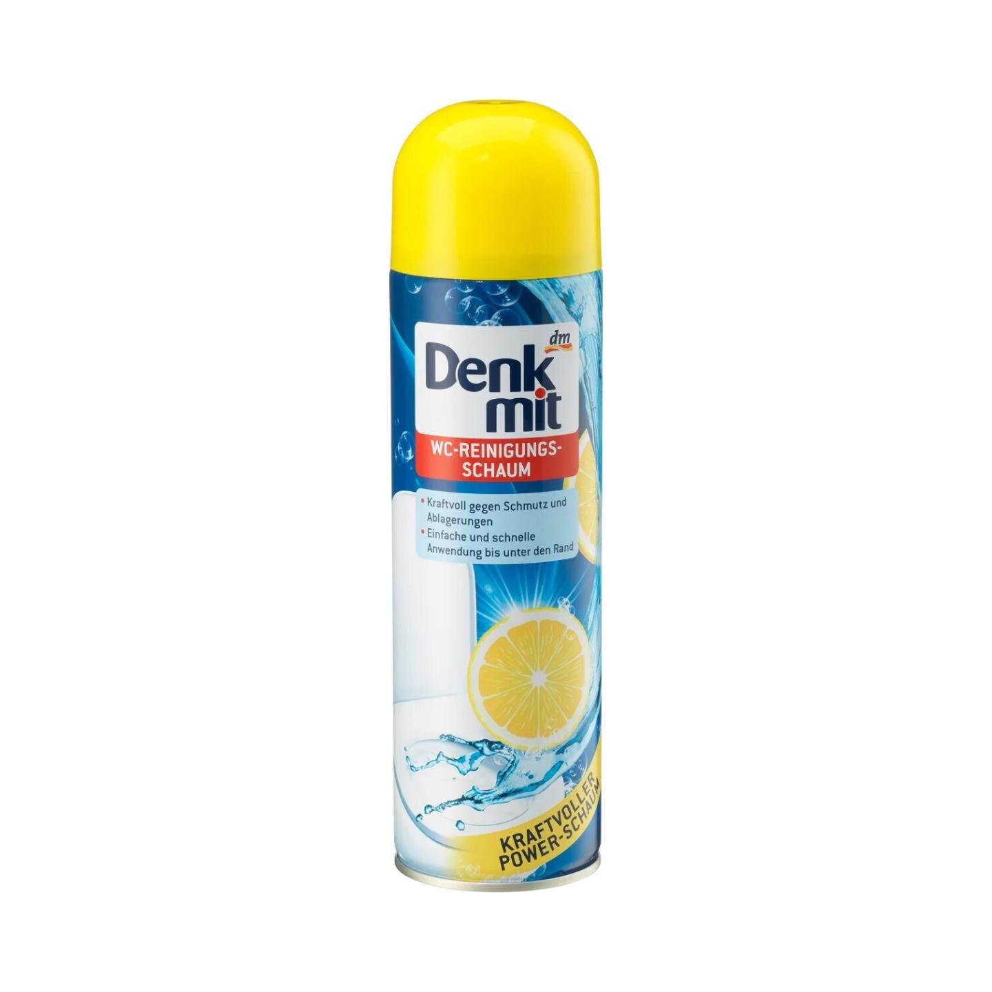Пена для чистки унитаза Лимон Denkmit 500 мл (НФ-00005540)