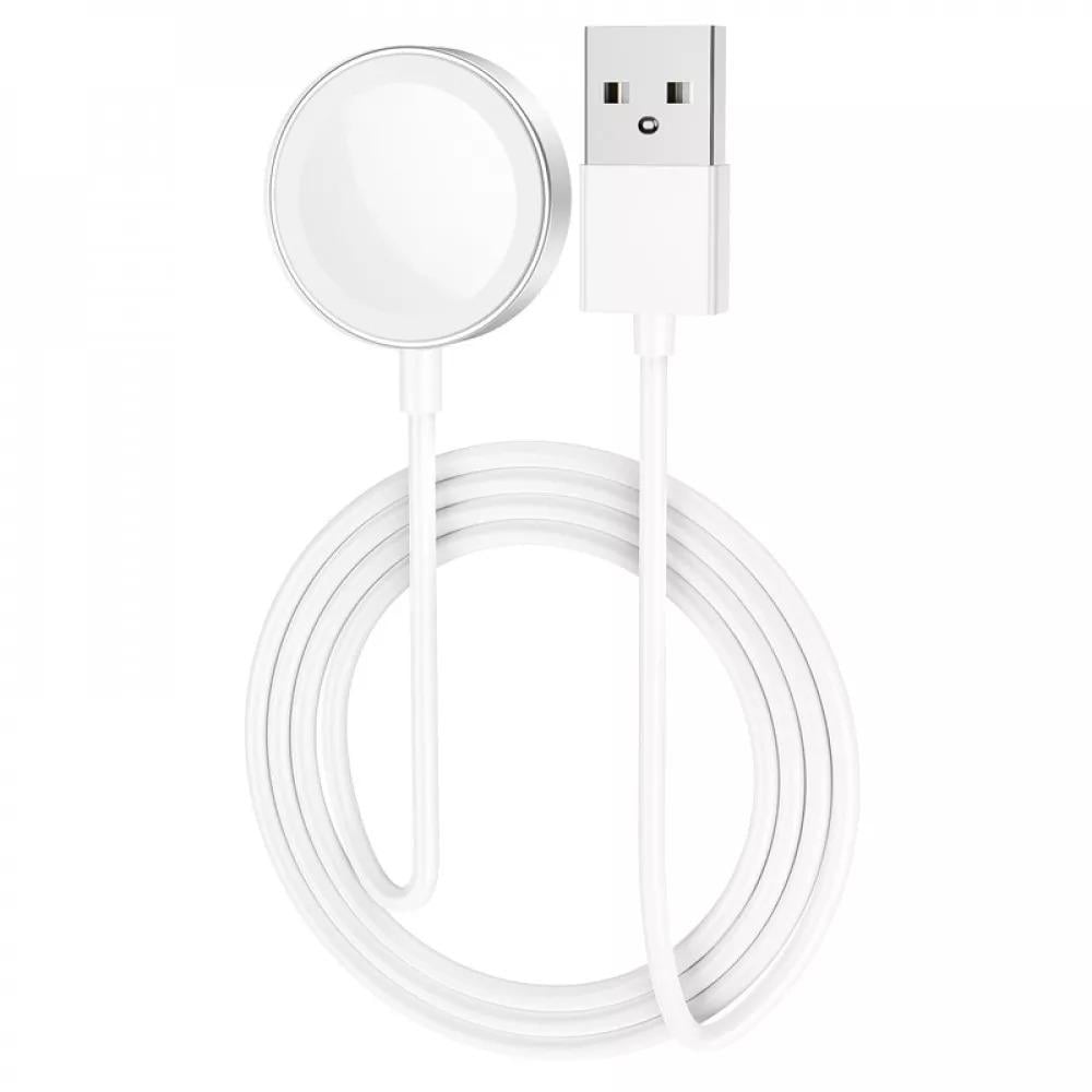 Бездротовий зарядний пристрій Hoco CW39 iWatch USB 10W White (f12a632a)