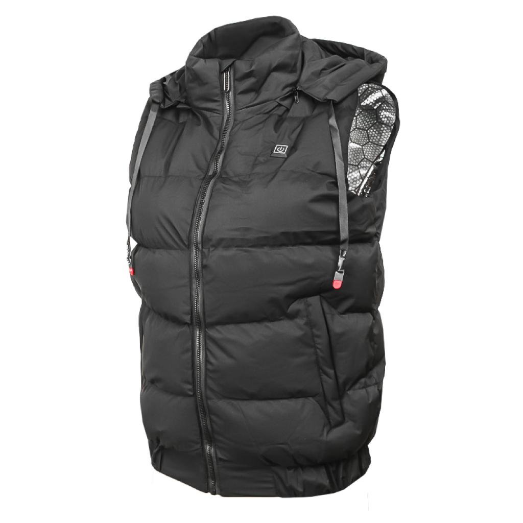 Жилетка с подогревом M02-9 4XL Black (1474945)