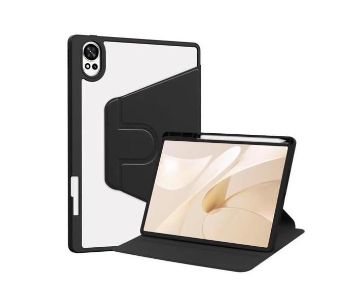 Чехол-книжка Leather Flip Cover with Stand для Huawei MatePad Air 2024/MatePad Air 2025 Черный