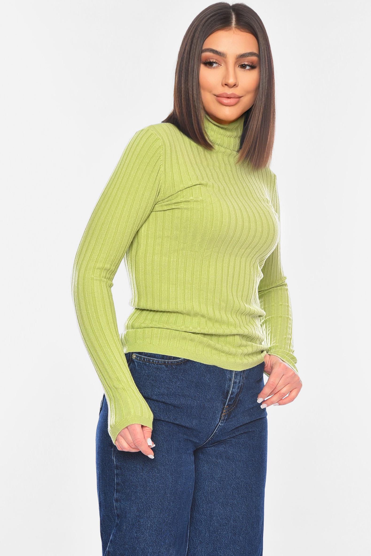 Гольф жіночий 198101 One size Салатовий (198101_!298308_42-44) - фото 2