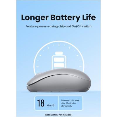 Компьютерная мышка UGREEN MU105 Wireless Grey (90669) - фото 7