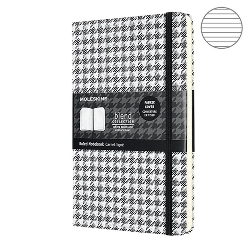 Блокнот Moleskine Blend Blend Pied-de-poule средний Серый (LCBD07QP060B) - фото 2