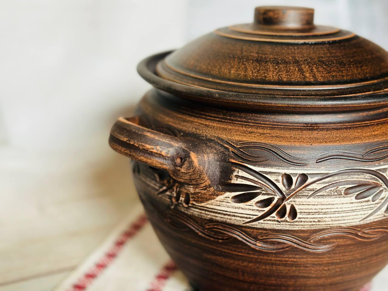 Супница глиняная ручной работы ангоб 5 л (2379667616) - фото 4 Супница глиняная ручной работы ангоб 5 л (2379667616) - фото 4