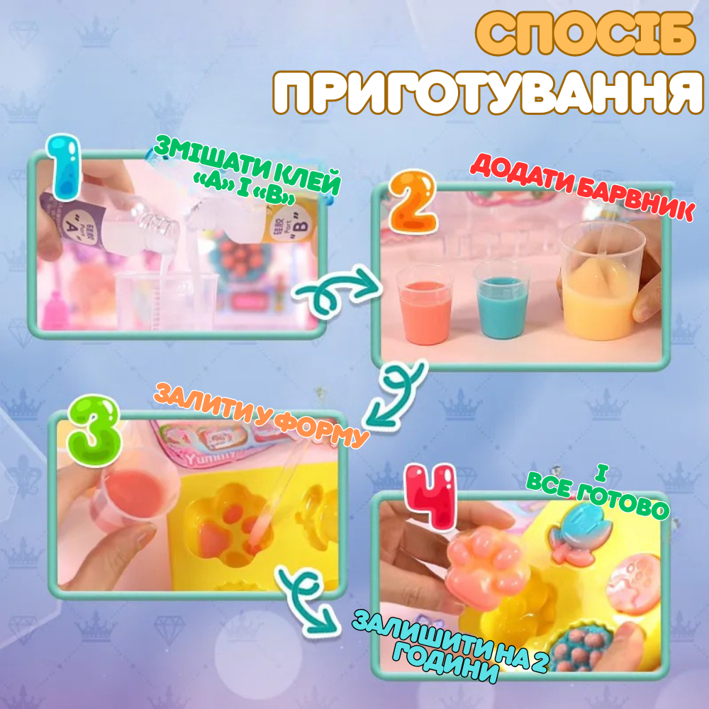 Набір для виготовлення сквішів Створи сквіш сам дитячий 6 шт. (9009B) - фото 2 Набір для виготовлення сквішів Створи сквіш сам дитячий 6 шт. (9009B) - фото 2