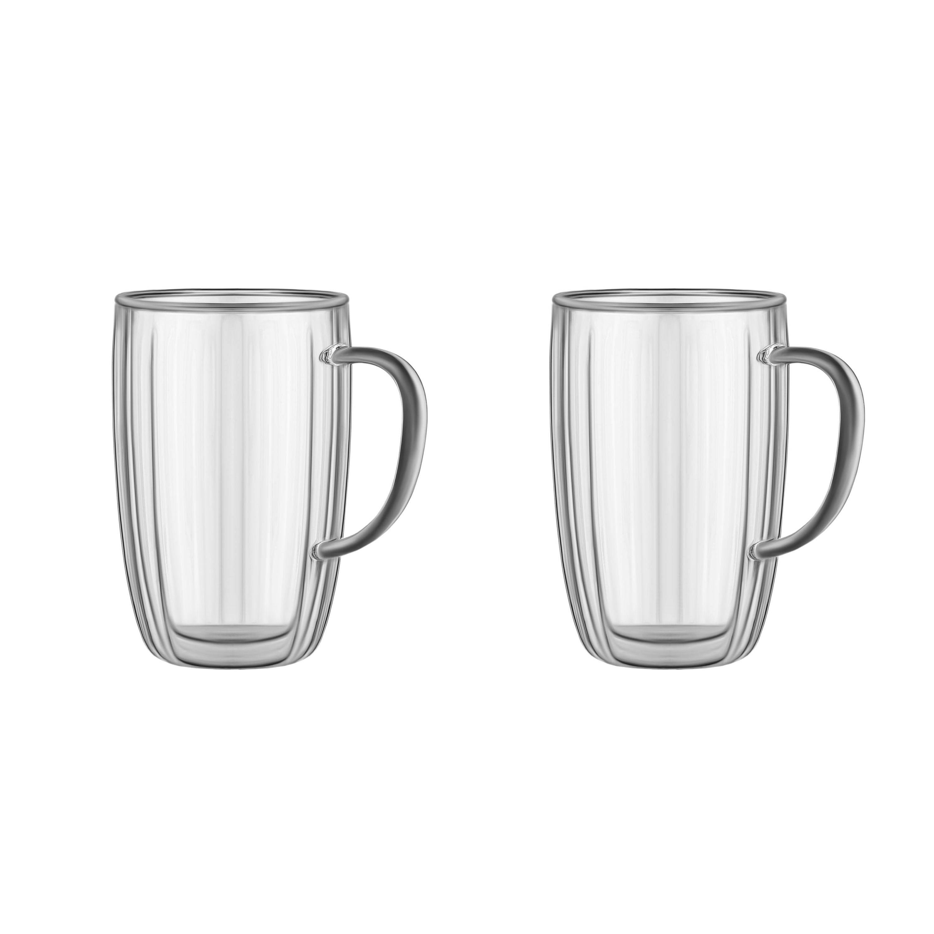 Набор чашек с двойными стенками Ardesto AR2635BHN 350 мл 2 шт. Прозрачный (2809a676)