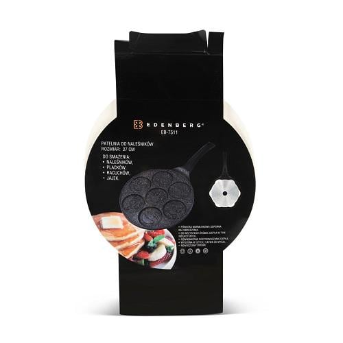 Сковорода для оладок Edenberg EB-7511 із мармуровим покриттям антипригарним 27 см (EB-7511) - фото 4
