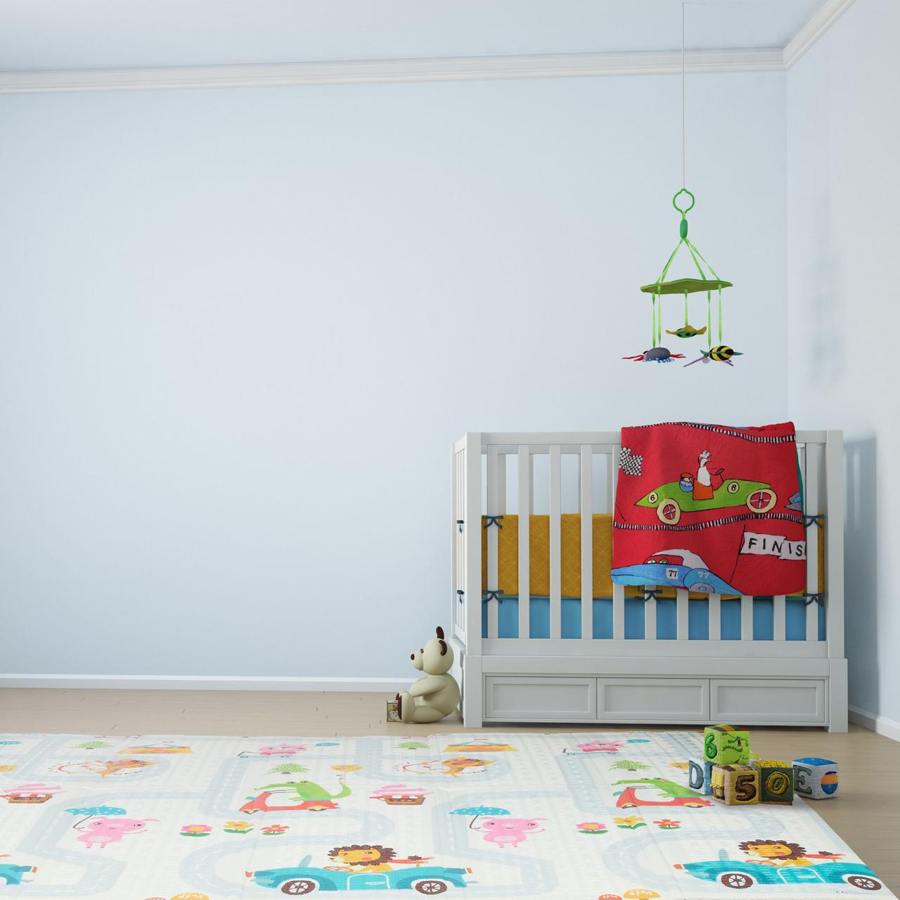 Коврик детский поролоновый складной Животные 195x175 см - фото 2 Коврик детский поролоновый складной Животные 195x175 см - фото 2