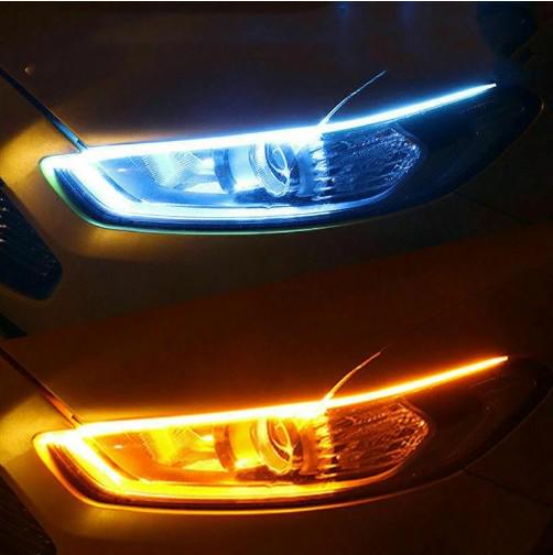 Вогні гнучкі денні ходові ДХО LED DRL 2 шт. 45 см Різнокольоровий - фото 2