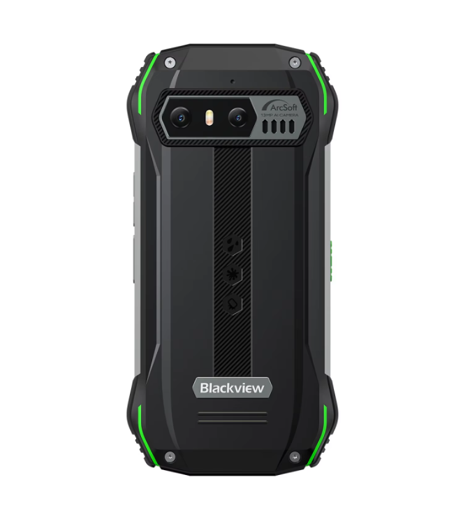 Смартфон Blackview N 6000 SE 4/128 Гб 4G/NFC/IP69K Black/Green (24788232) - фото 3