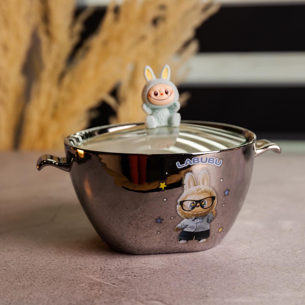 Миска для супа и лапши LABUBU Flip фарфоровая 800 мл (FM-34D)