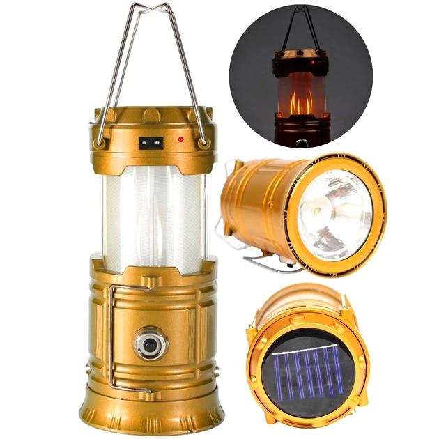 Ліхтар підвісний кемпінговий із сонячною панеллю USB (BL-5808) Ліхтар підвісний кемпінговий із сонячною панеллю USB (BL-5808)
