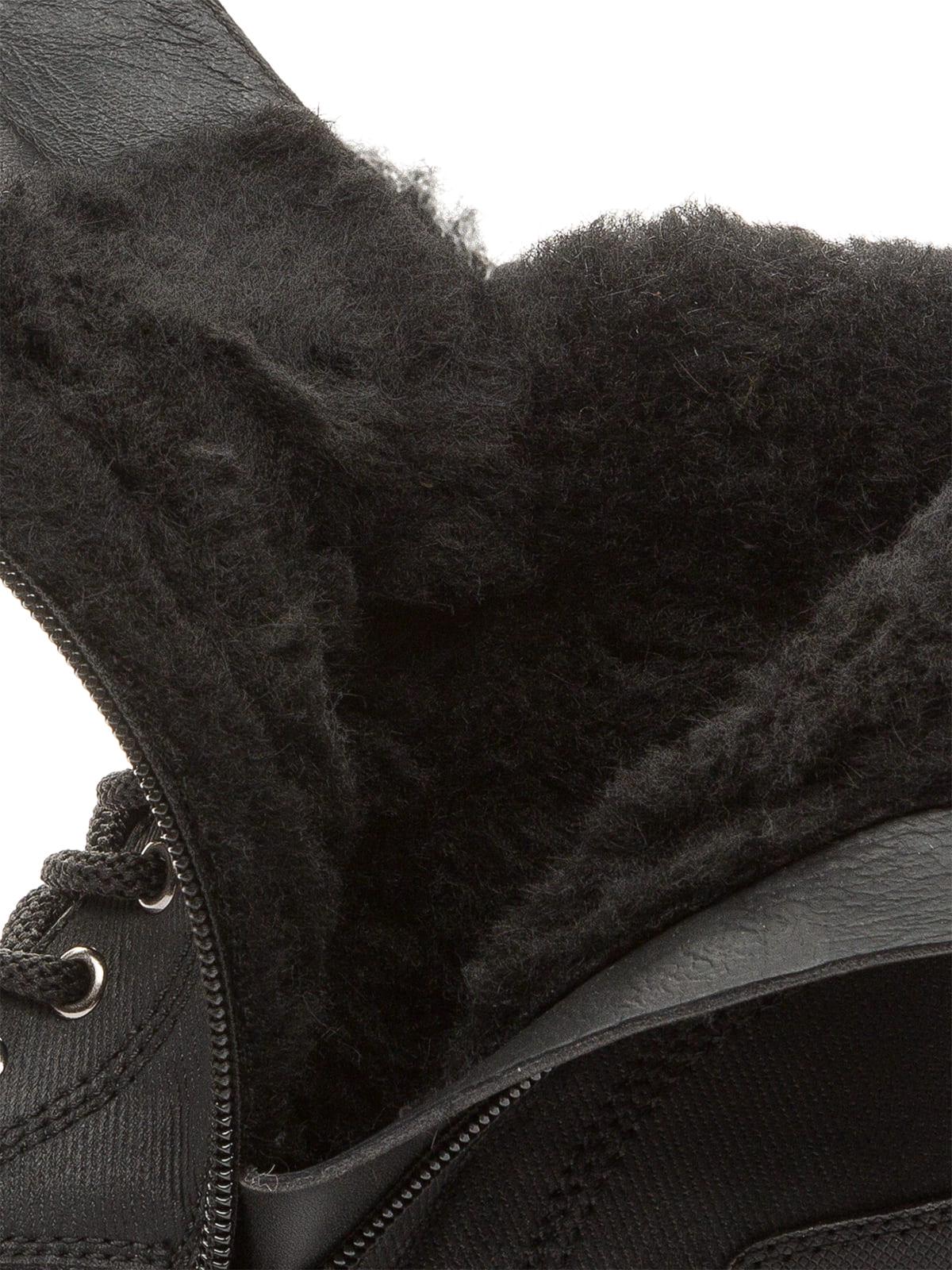 Кросівки-черевики дитячі утеплені KEDDO 92535445 для дівчинки р. 39 Чорний (9253544539) - фото 5 Кросівки-черевики дитячі утеплені KEDDO 92535445 для дівчинки р. 39 Чорний (9253544539) - фото 5