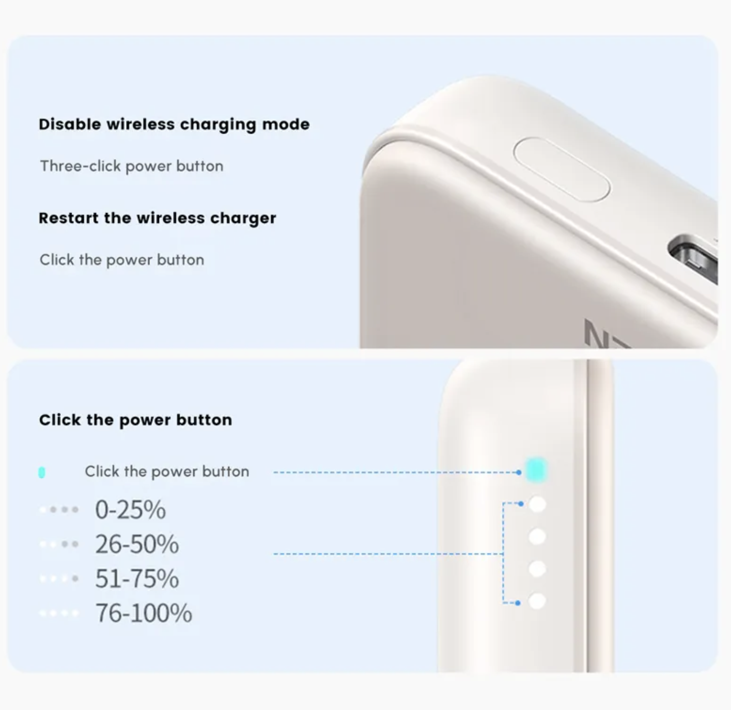 Повербанк UGREEN Ultra-Slim 5000 mA 15W Qi2 Certified Magnetic Beige - фото 3 Повербанк UGREEN Ultra-Slim 5000 mA 15W Qi2 Certified Magnetic Beige - фото 3