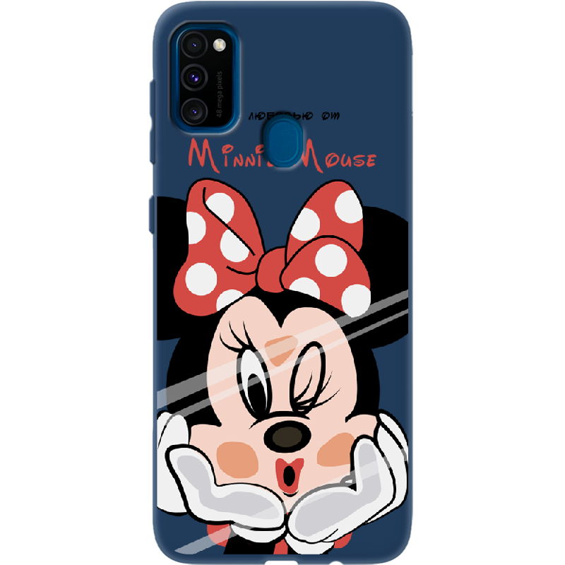 Чехол с рисунком Boxface Samsung M307 Galaxy M30s Lady M Синий силикон (38209-cc59-41816)