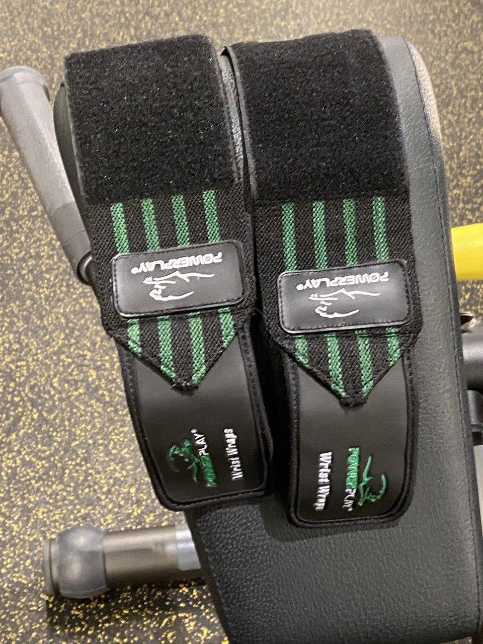 Бинти кистьові PowerPlay 3081 Чорно-Зелений (A-012425) - фото 9