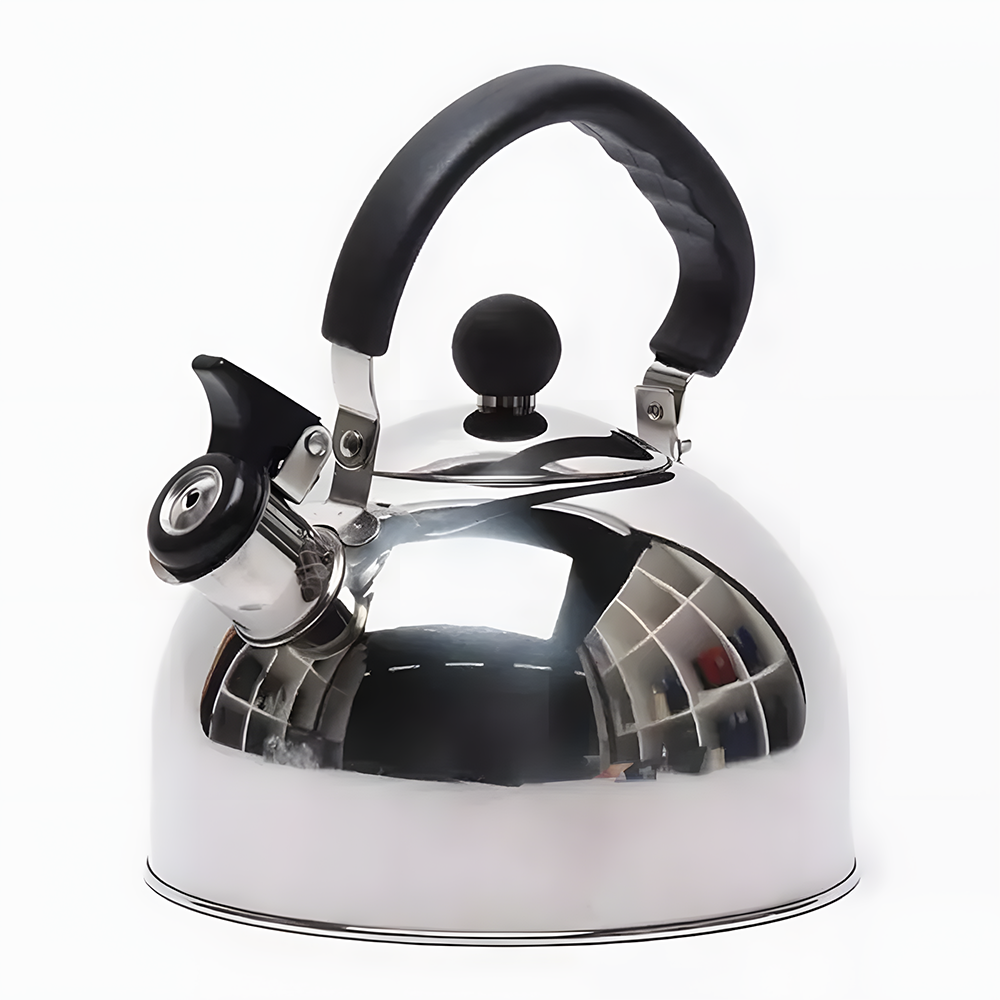 Чайник для плиты BasicSteel со свистком нержавеющая сталь/одинарное дно 2,5 л (28410949) - фото 8 Чайник для плиты BasicSteel со свистком нержавеющая сталь/одинарное дно 2,5 л (28410949) - фото 8