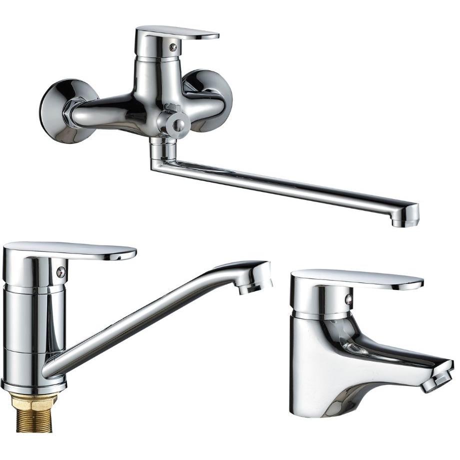 Набір змішувачів для ванни Lidz Tani LDTAN001F1CRM4495745875 Хром (215230)