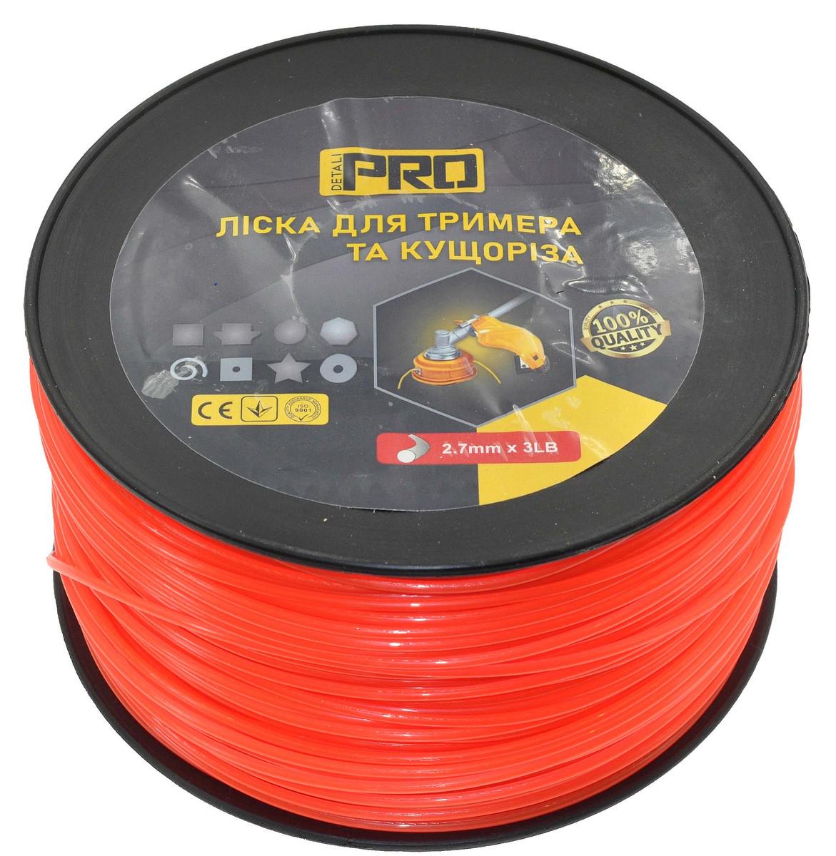 Леска косильная круг d 2,7 мм 3 LB 206 м