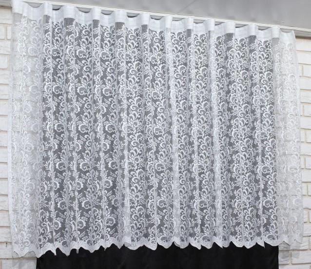 Тюль жаккард 5,6х1,5 м Белый (871ту)
