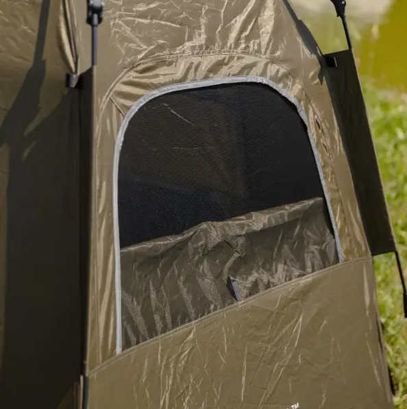 Палатка туристическая шестиугольная трехместная 240х210х130 см Зеленый (LU-020) - фото 5