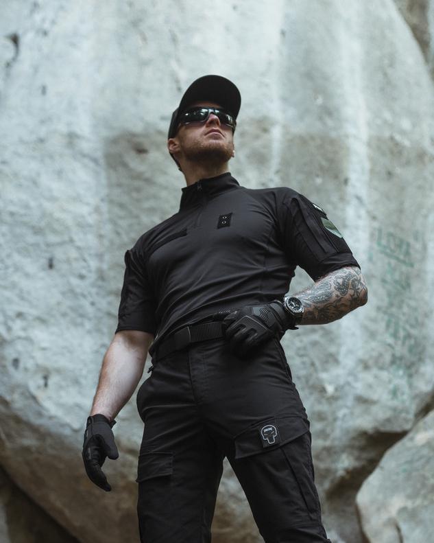 Футболка тактеческая мужская Bezet Combat L Черный (9484)