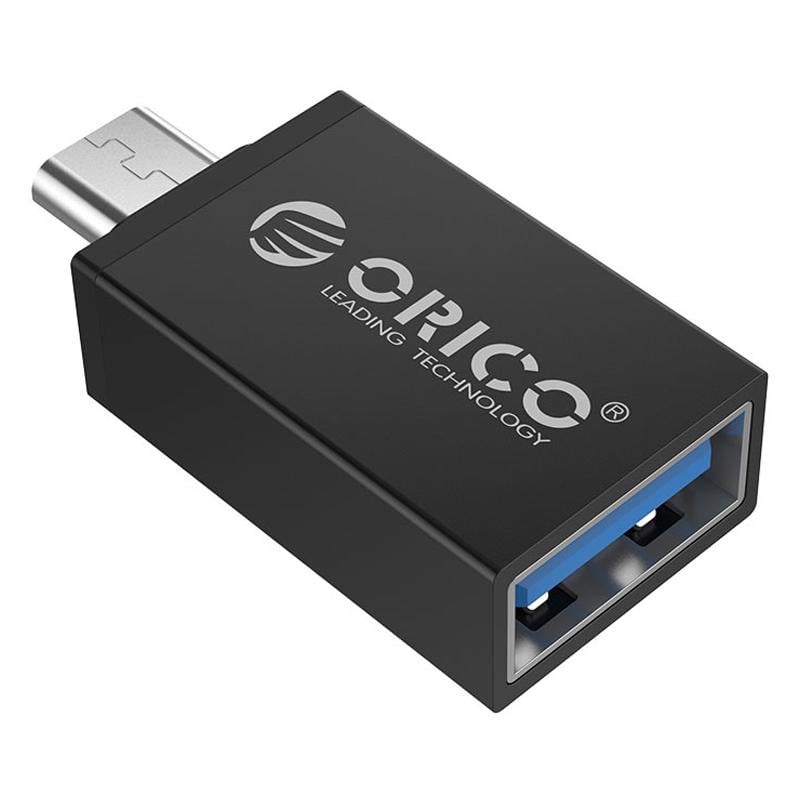 Адаптер OTG Orico CBT-UM01-BK Micro USB до USB 3.0 Чорний - фото 2