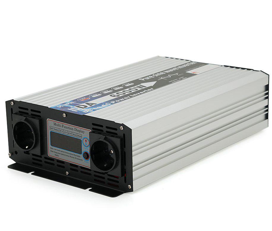 Инвертор напряжения VOLTRONIC DA6000Q 12/220V 3000 Вт с правильной синусоидой (57082)