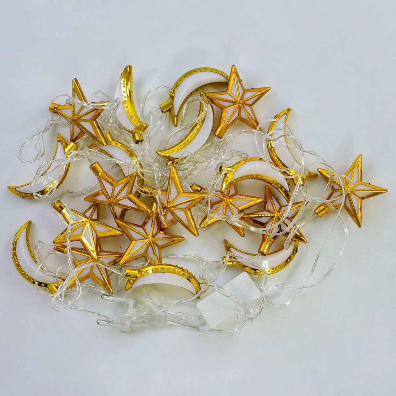 Светодиодная гирлянда С 31303 5 м от сети 220 В мультиколор