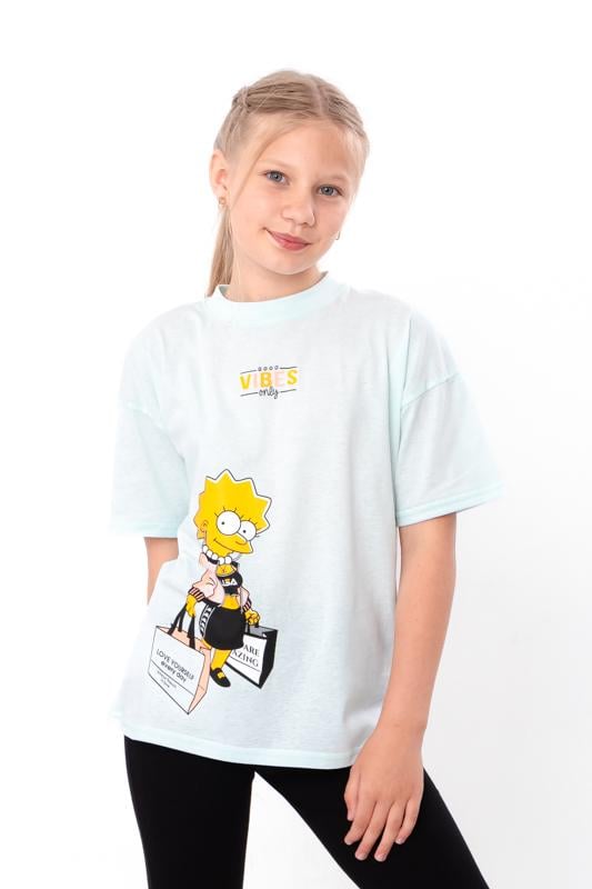 Футболка для дівчинки підліткова Носи Своє 152 см М'ятний (6414-001-33-2-1)