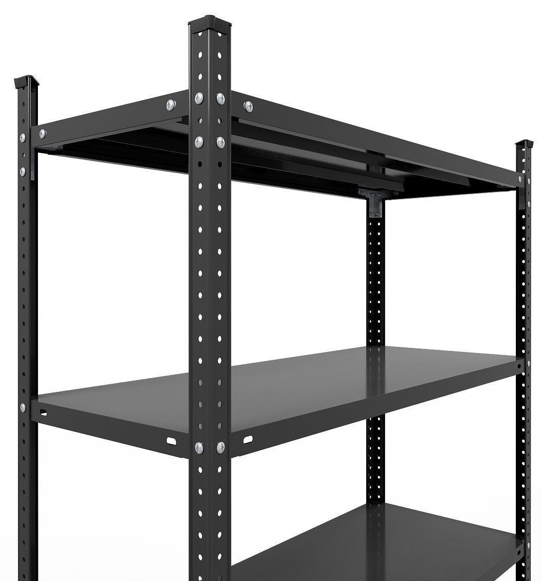 Стелаж Меткас Атлант КС 150 кг/полицю 5 полиць металевий 2000x1200x400 мм (2423198918) - фото 3 Стелаж Меткас Атлант КС 150 кг/полицю 5 полиць металевий 2000x1200x400 мм (2423198918) - фото 3