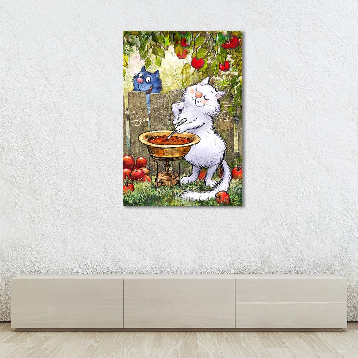 Модульная картина Варенье 1 модуль 60x90 см (_rinaz_20181634008)