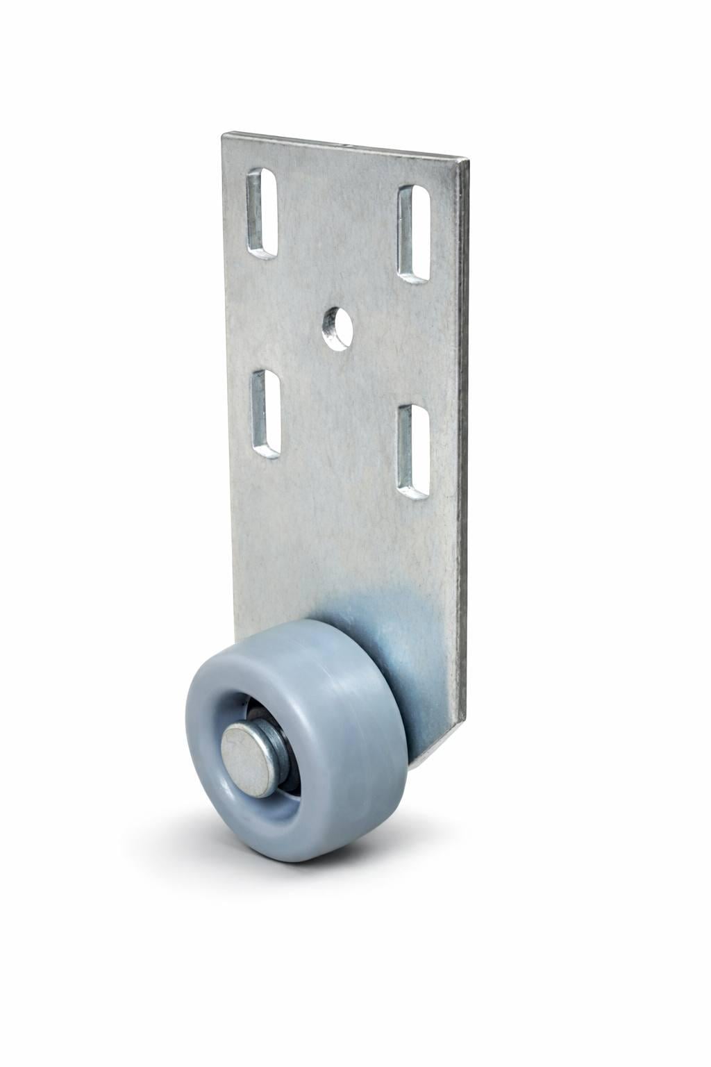 Меблева опора середня UV роликова метал/гума d 36х110 мм меблевий ролик Сірий (RL0294)