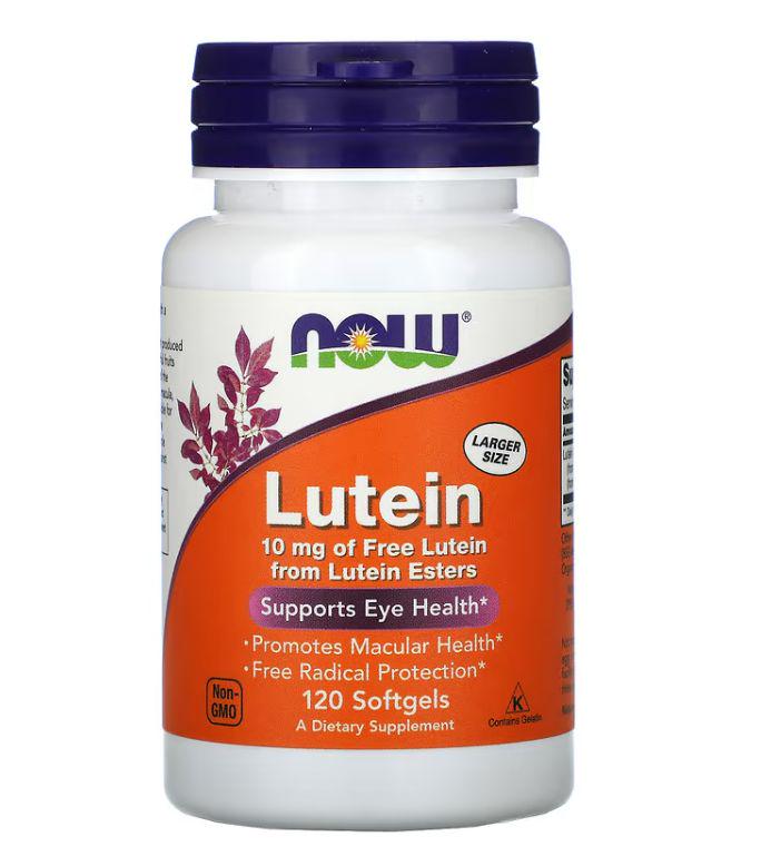 Лютеин Now Foods Lutein 10 мг 120 softgels