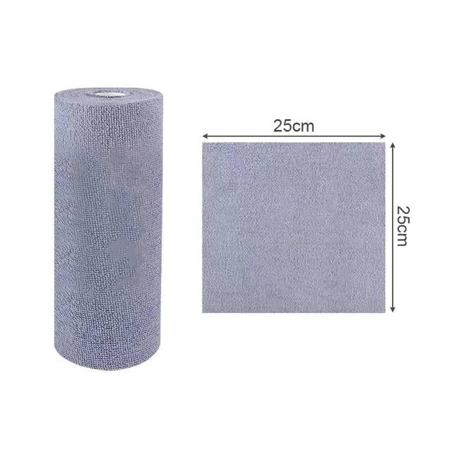 Салфетки для уборки отрывные в рулоне микрофибра 20 шт. 25х25 см Серый (fb0625f7) - фото 5 Салфетки для уборки отрывные в рулоне микрофибра 20 шт. 25х25 см Серый (fb0625f7) - фото 5