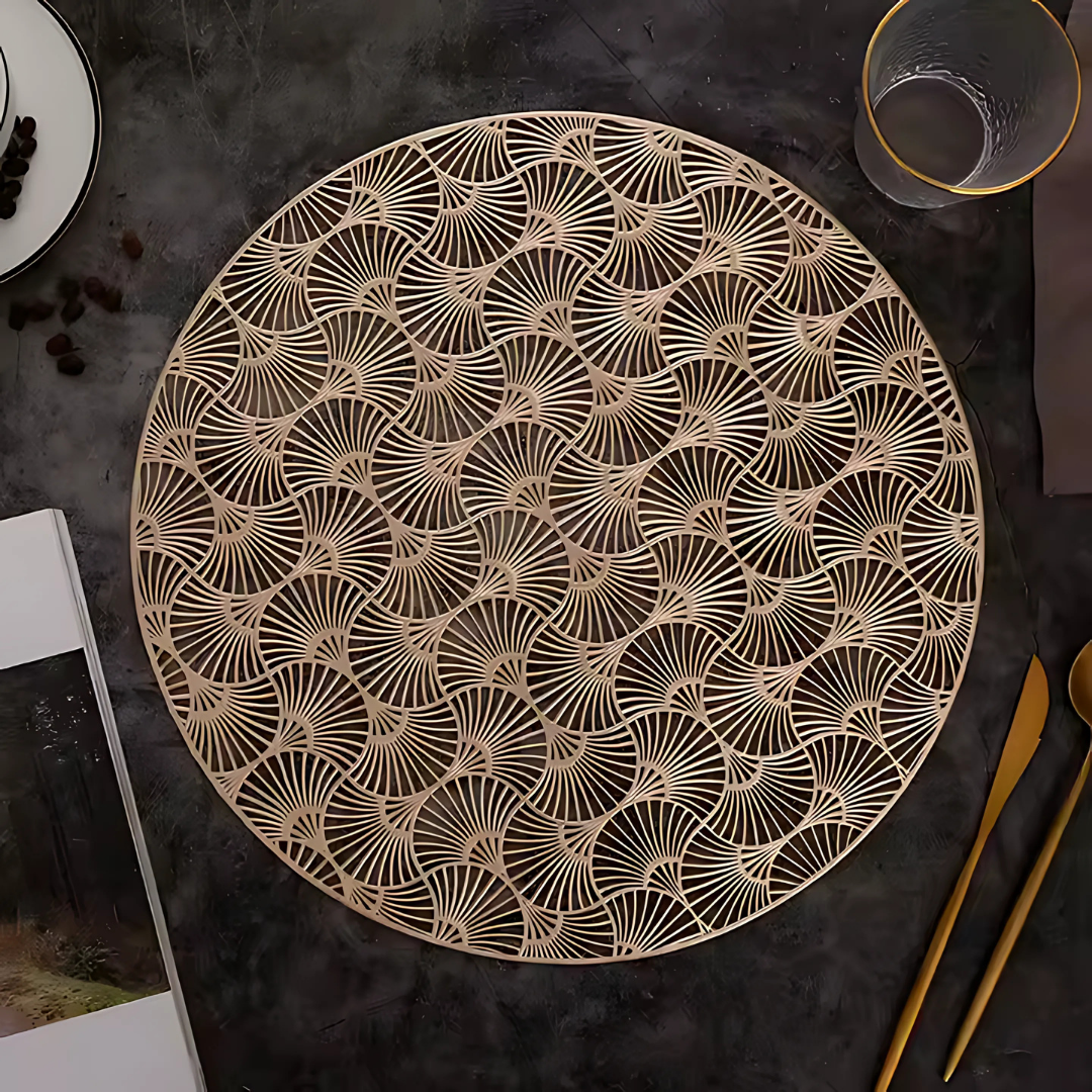 Серветка сервірувальна під гаряче 2 шт. Золотистий (C041_gold) - фото 5