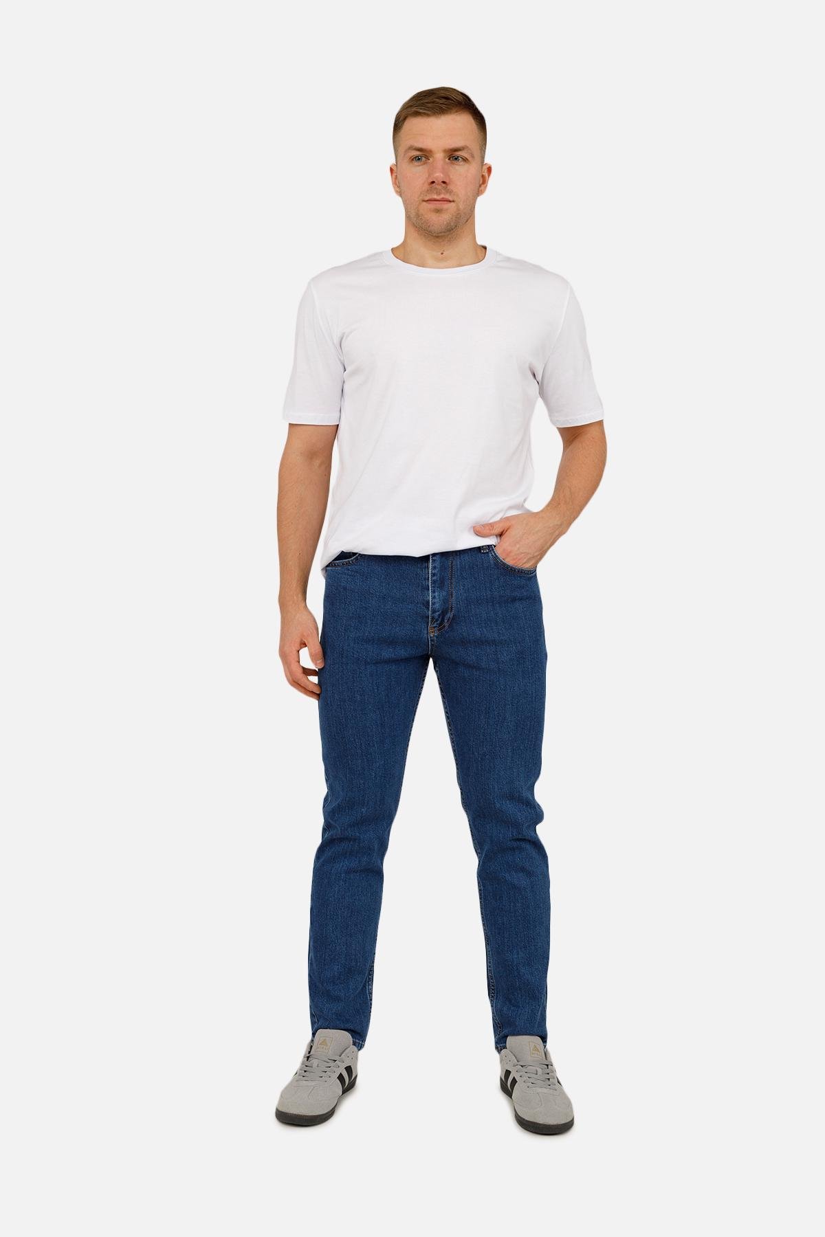 Джинсы мужские Slim р. 56 Синий (SKT001015786)