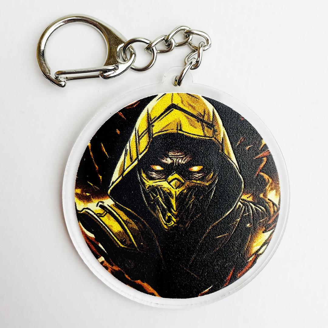 Брелок акриловый Mortal Kombat Scorpion (00000002822)