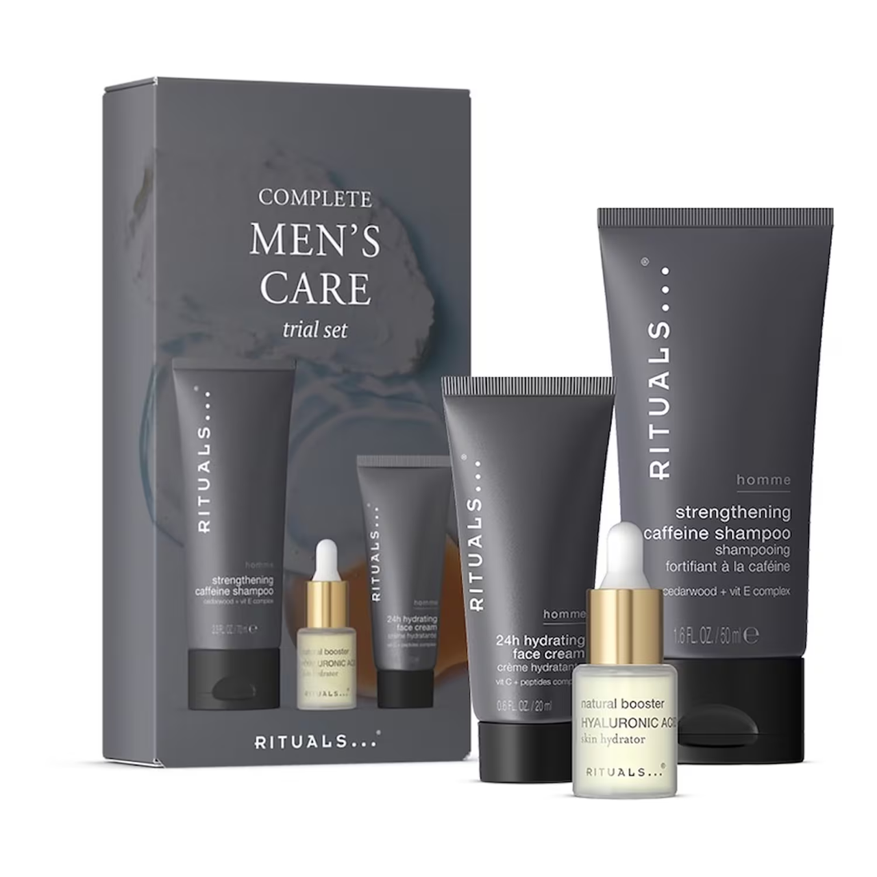 Подарунковий набір косметики для чоловіків RITUALS The Ritual of Homme Complete men`s careTrial Set 3 од. (34055024)