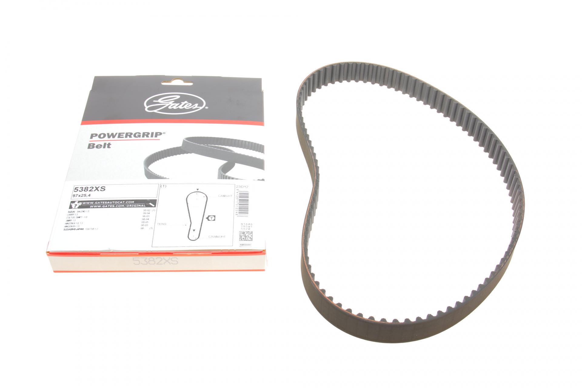 Ремень ГРМ Suzuki Swift/Carry/Baleno 1.0/1.3i 95- 25.4x97z 5382XS GATES