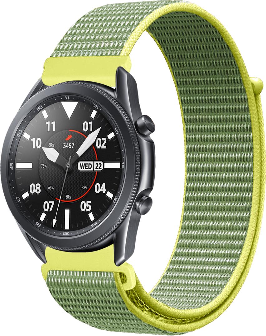 Ремешок нейлоновый Sport Loop для Galaxy Watch 3 45 мм Gray/Yellow (16389-63)