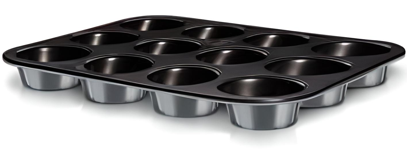 Форма для кексів і маффінів Berlinger Haus Moonlight Edition 35х26,5х3 см на 12 шт. (BH-6956)