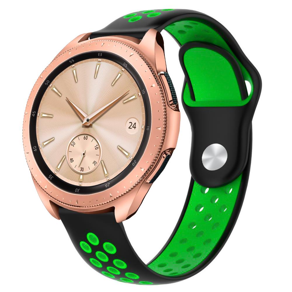 Ремешок Sport для Galaxy Watch 42 мм Black Green (13328-4A)