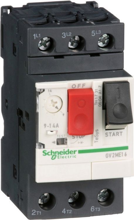 Автомат для защиты двигателя Schneider Electric TeSys GV2 9-14 А (GV2ME16)