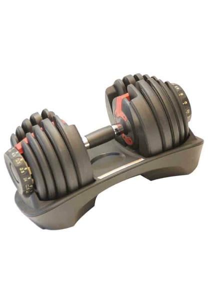 Гантель набірна Adjustable Dumbbell LiveUp 1 шт. 41 кг (LS2315-41 yavs L)