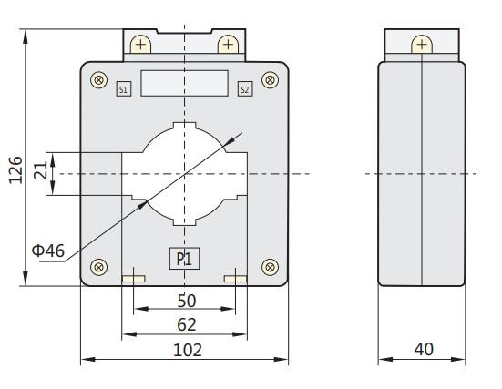 Трансформатор струму CHINT BH-0.66 60I 600/5A CL0.5 IEC (824197) - фото 2